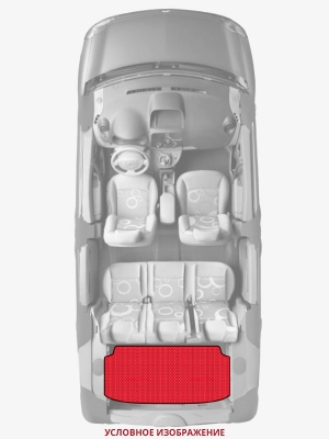 ЭВА коврики «Queen Lux» багажник для Volkswagen T-Roc